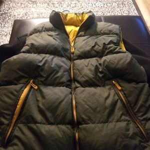 Mens tempco down filled vest.